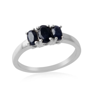 Blauwe Saffier Ring model R7-009